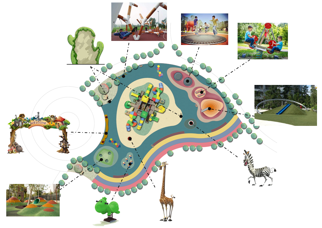 主題公園設(shè)計：韶關(guān)馬達(dá)加斯加兒童樂園